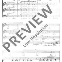 Weihnachtsmotetten - Choral Score