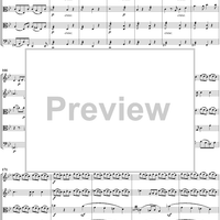 String Quintet No. 2 in B-flat Major, Op. 87 - Score