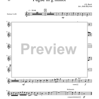 Fugue in g minor - Baritone 2 in Bb