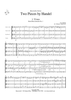 Two Pieces by Handel - Score