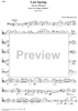 Last Spring, No. 2 from "Two Elegiac Melodies", Op. 34 - Cello