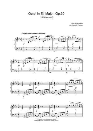 Octet in Eb Major, Op.20