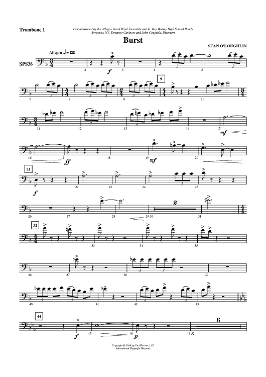 Burst - Trombone 1