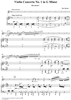 Violin Concerto No. 1, Movement 1 - Piano Score