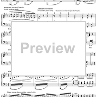 Sylvia, Final, No. 17: Le Temple de Diane - Piano Score