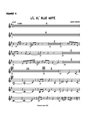 Li'l Ol' Blue Note - Trumpet 4