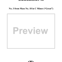 Laudamus te - No. 3 from Mass no. 18 in C minor ("Great")   - K427 (K417a)