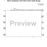 All Creatures of Our God and King - Trombone