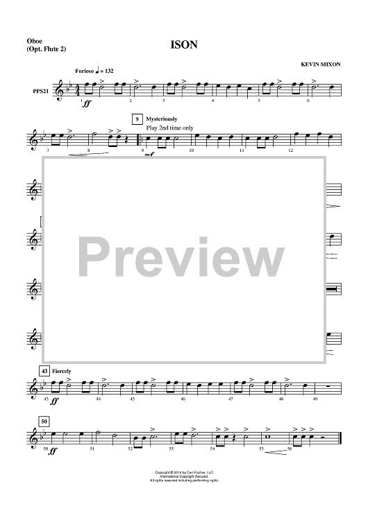 ISON - Oboe (Opt. Flute 2)