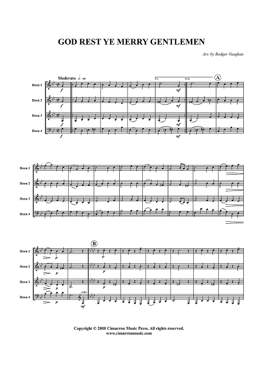 Holiday Treats, Volume 5 - Score