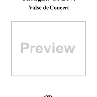 Thoughts of Love - Trombone