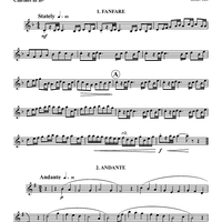 Three Pieces - Clarinet in Bb