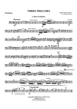 Three Preludes - Trombone