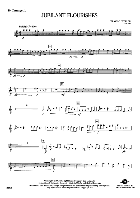 Jubilant Flourishes - Bb Trumpet 1