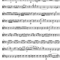 Divertimento No.17 D Major KV334 - Viola