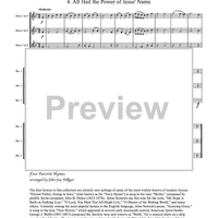 Four Favorite Hymns - Score