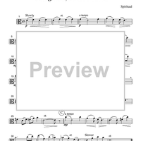 Swing Low, Sweet Chariot - Part 2 Viola