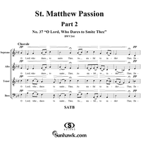 St. Matthew Passion: Part II, No. 37, "O Lord, Who Dares to Smite Thee"