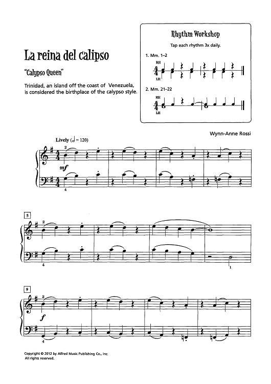 La reina del calipso ("Calypso Queen")
