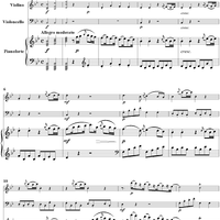 Piano Trio in B-flat Major, HobXV/8 - Piano Score