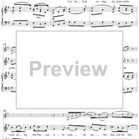 "Von der Welt verlang' ich nichts", Aria, No. 7 from Cantata No. 64: "Sehet, welch eine Liebe" - Piano Score