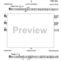 Children plays - Full Score