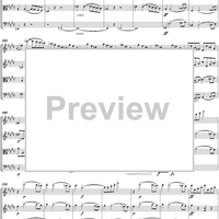 String Quartet No. 11 in E Major, Op. posth. 125, No. 2 - Score
