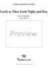 Theodora Oratorio, Act 3, no.31: Lord, To Each Night And Day, Air