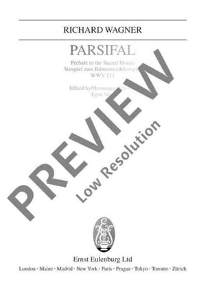 Parsifal - Full Score