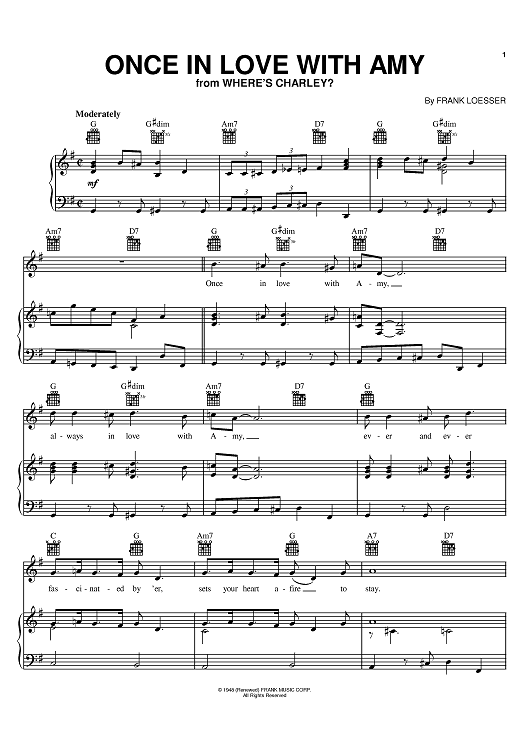 Once In Love With Amy