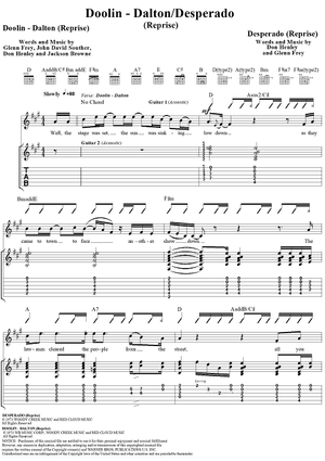 Doolin-Dalton / Desperado Reprise