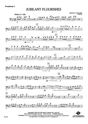 Jubilant Flourishes - Trombone 1