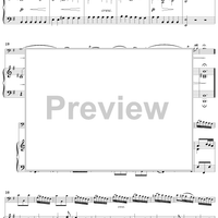 Cello Sonata in G Major - Piano Score