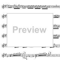 Sonata No. 7 A Major KV12 - Flute