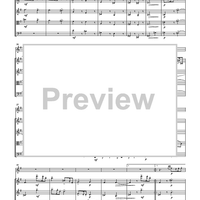 Le Tombeau de Couperin for Oboe and String Quartet - Score