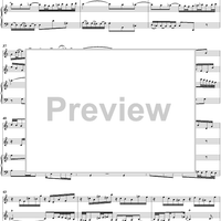 Triple Concerto in A Minor, Movement 2 (BWV1044) - Score