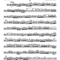 Trio Sonata I, BWV 1039 - Euphonium 2 BC/TC