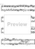 Suite  4 F Major BWV 809 - Score