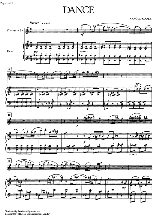 Advanced 2/4 - Dance - Score