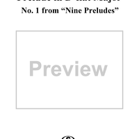 Prelude in D-flat major - No. 1 from "Nine Preludes" op. 103