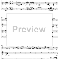 "Gelobet sei der Herr, mein Gott", Aria, No. 4 from Cantata No. 129: "Gelobet sei der Herr, mein Gott" - Piano Score