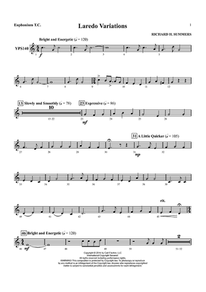 Laredo Variations - Euphonium TC in Bb