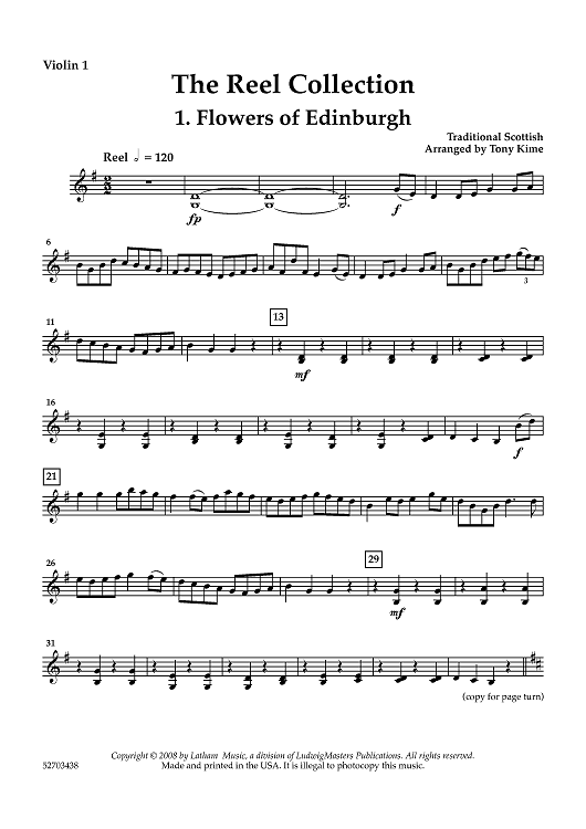 The Reel Collection - Violin 1