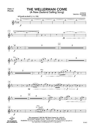 The Wellerman Come - Flute 1/Piccolo