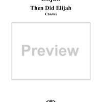 Then Did Elijah - No. 38 from "Elijah", part 2