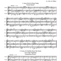 Five Easter Trios - Score