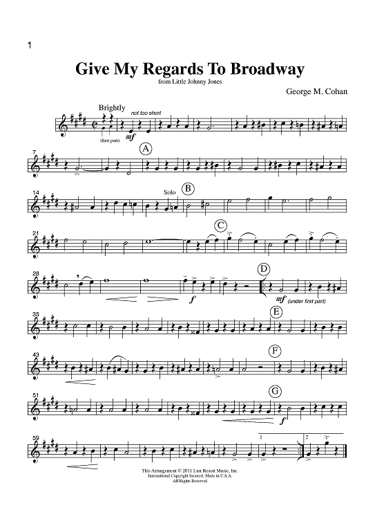 Music for Four, Collection No. 2 - Early Pop Favorites - Part 2 Clarinet in Bb