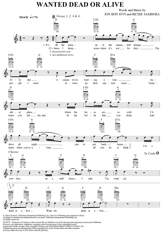 Wanted Dead or Alive