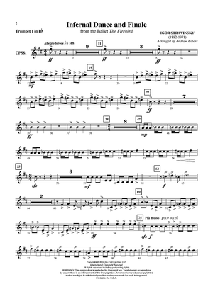 Infernal Dance and Finale - Trumpet 1 in B-flat