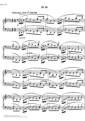 Prelude Op.11 No.16